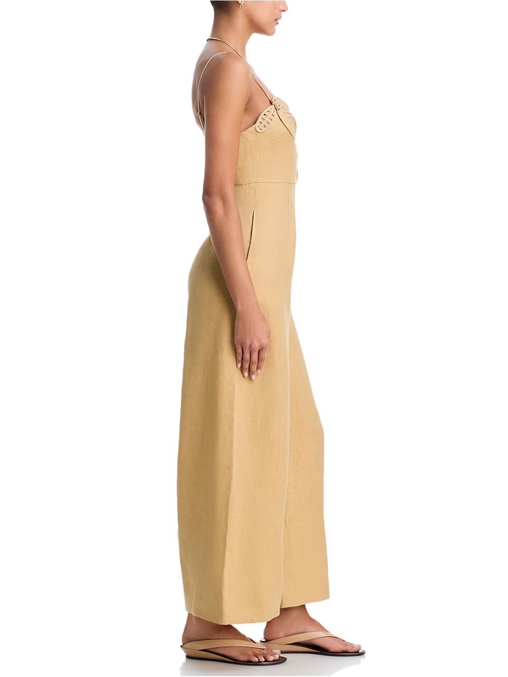 Farm RIO Sand flowered jumpsuit size XS - Picture 3 of 12